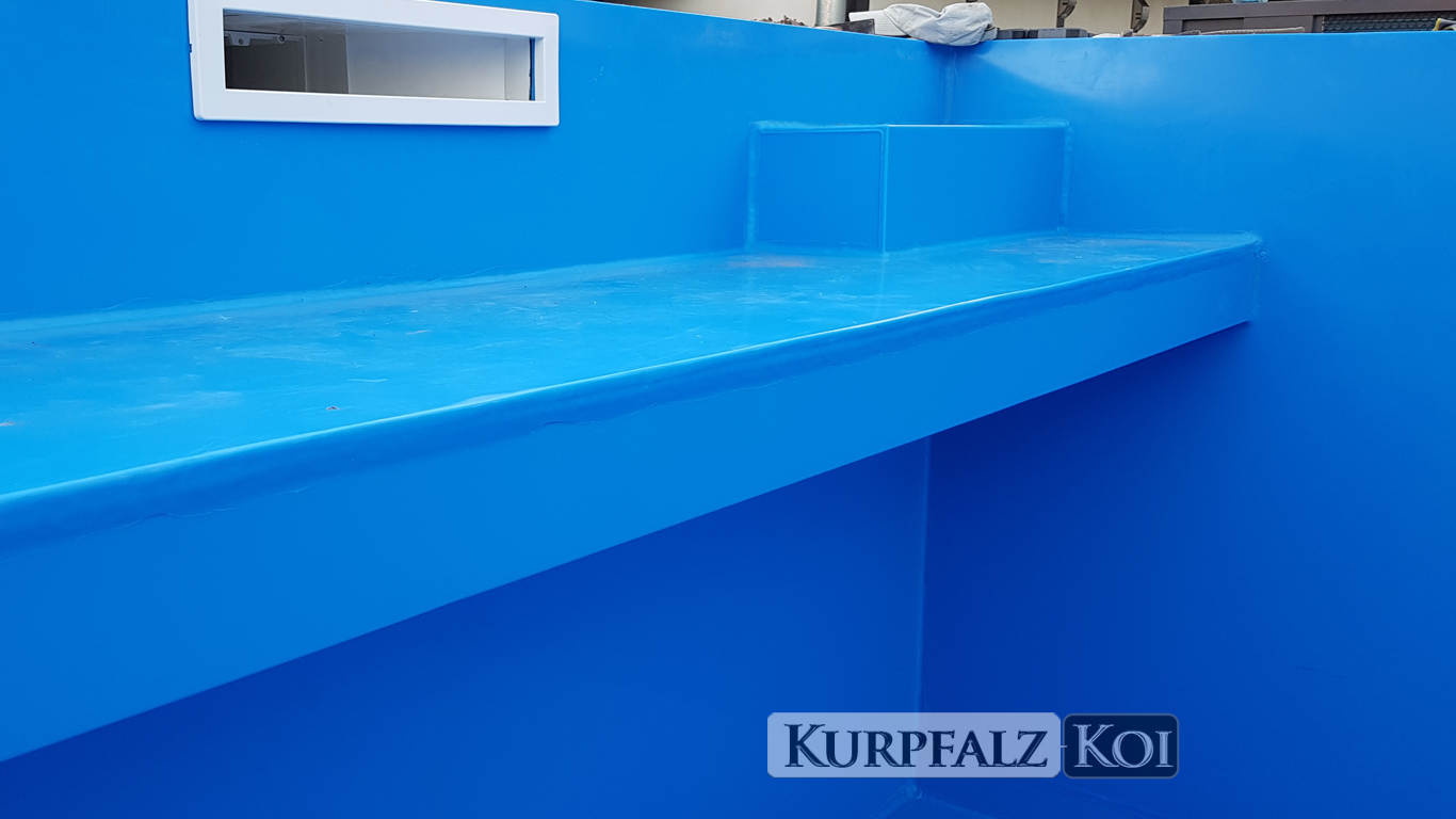 Poolbau in HDPE